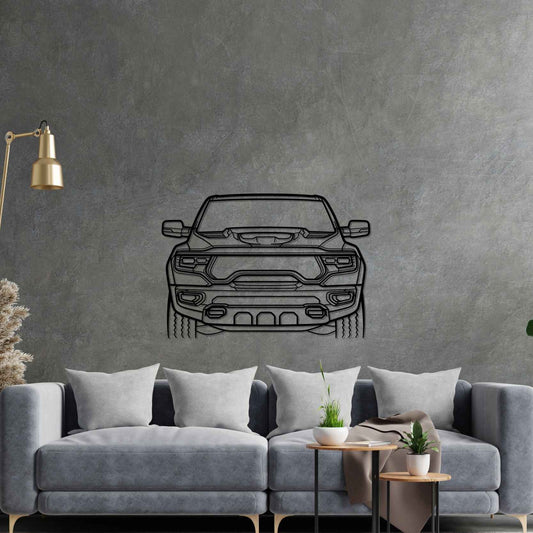 Ram TRX 2021 Front Silhouette Metal Wall Art